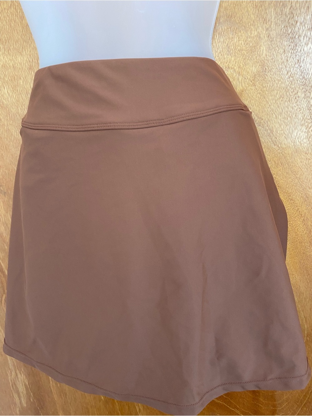 Women's Brown Bikini Bottom Skirt - Classic Swim Cover